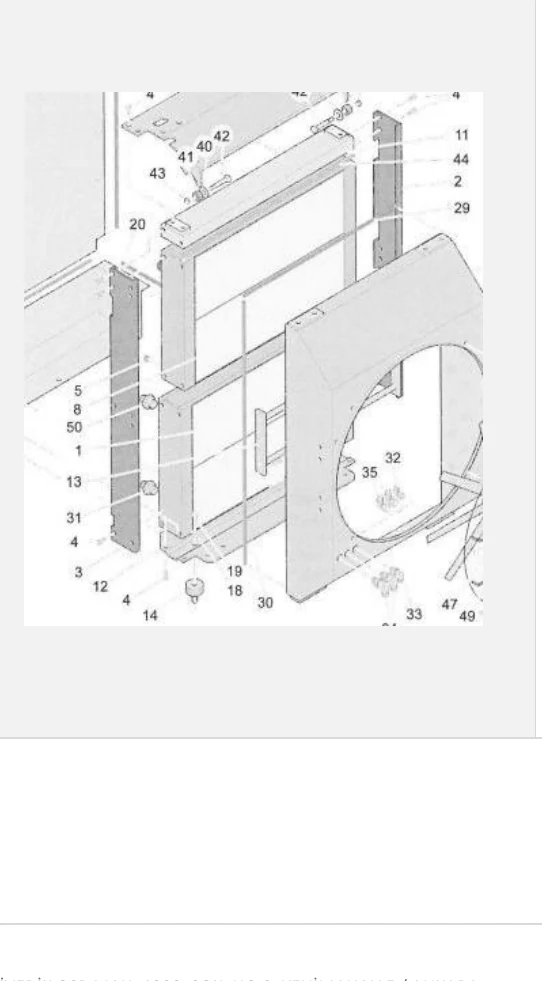 P/N: 3222 3313 79-RADIATOR — EPIROC ROC L8 -ROC D60 2012 iş makinesi soğutma komponenti