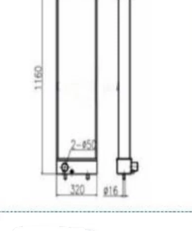 P/N: 206-03-22411 — KOMATSU PC290-8 iş makinesi radyatörü