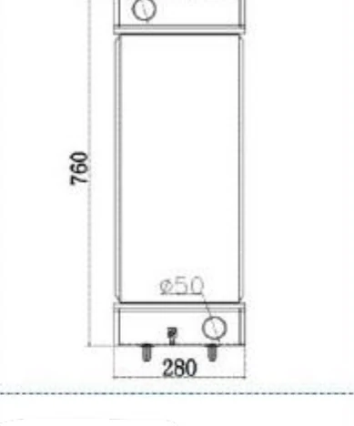 P/N: 315-5263 — CATERPILLAR E308D iş makinesi radyatörü