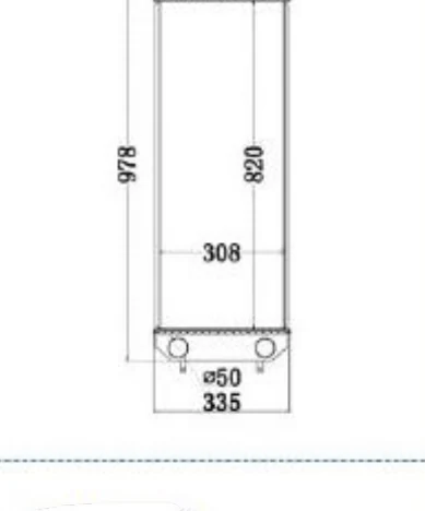 P/N: 4668378 — HITACHI ZX120-3 iş makinesi radyatörü