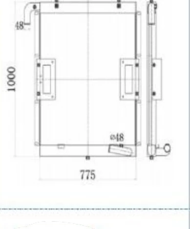 P/N: 11N8-40222 — HYUNDAI R305LC-7AL iş makinesi radyatörü