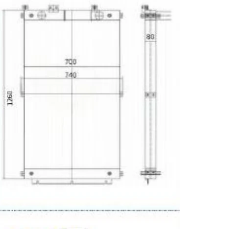 P/N: 11NA-40064 — HYUNDAI R360-7 iş makinesi radyatörü