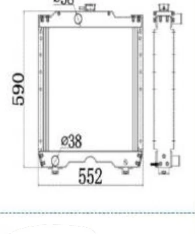 P/N: 5169271 — OTHERS NEW HOLLAND iş makinesi radyatörü