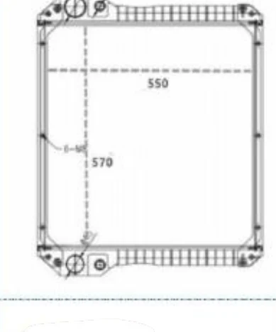 P/N: 87410096 — OTHERS NEW HOLLAND iş makinesi radyatörü