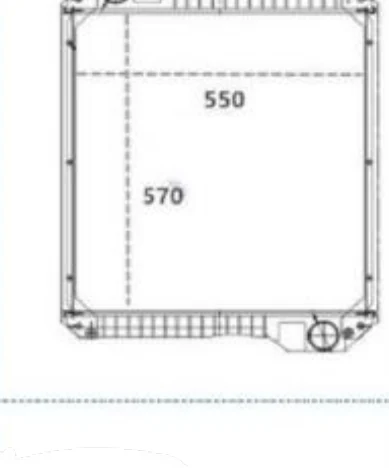 P/N: 30304000 — OTHERS JCB540 530 532 530S iş makinesi radyatörü