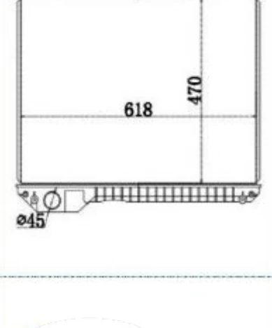 P/N: 30926051 — OTHERS JCB 3CX /4CX/ 5CX iş makinesi radyatörü