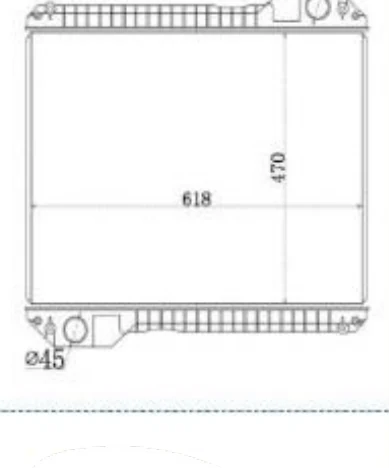 P/N: 926051 — OTHERS JCB iş makinesi radyatörü